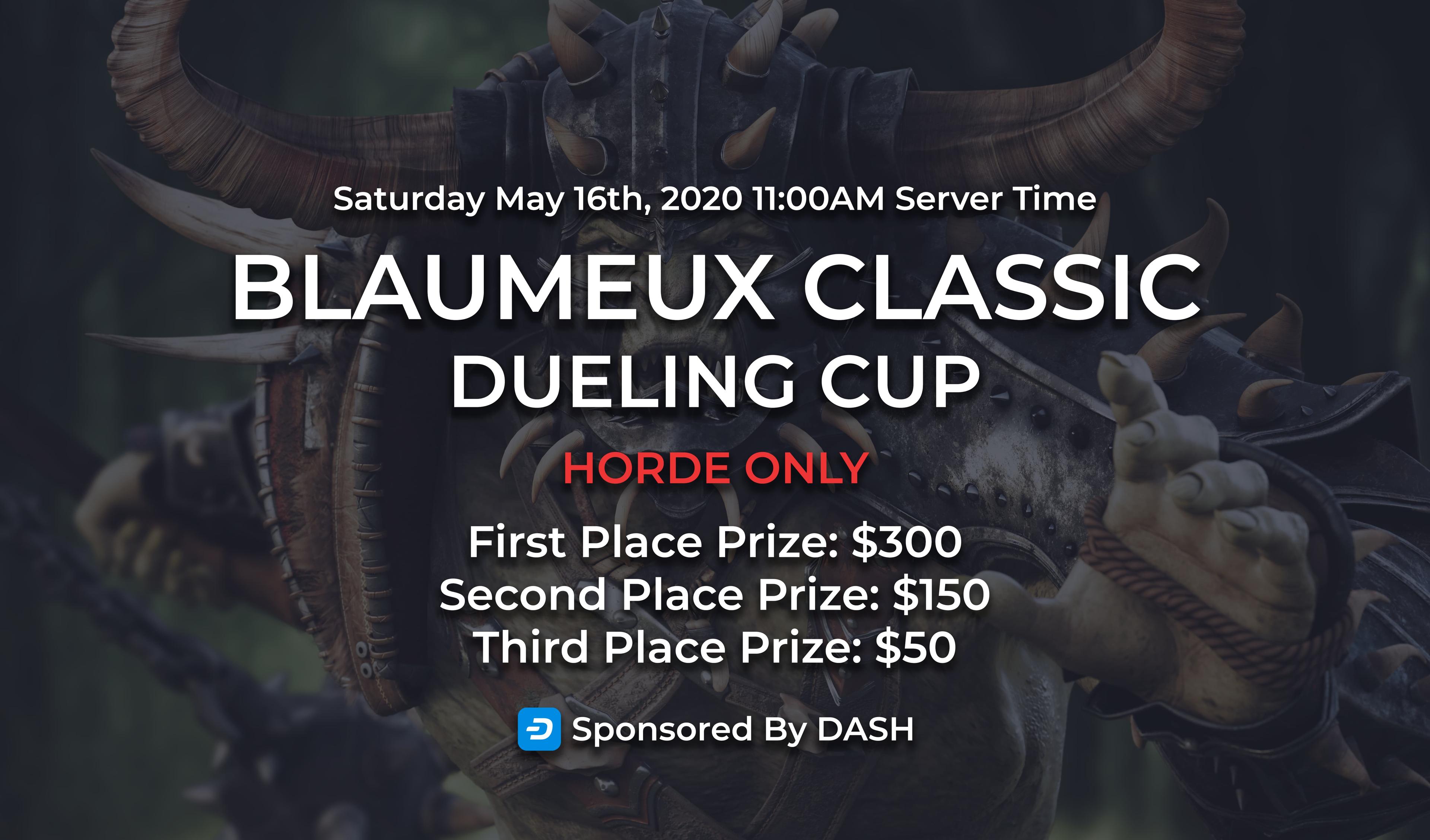 Blaumeux Classic Dueling Cup